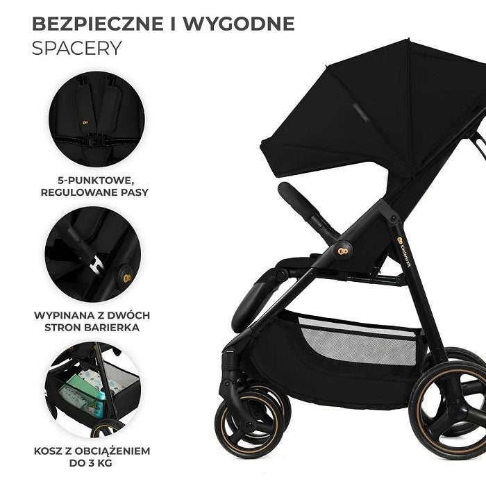 Kinderkraft pram TRIG 3 ONYX BLACK Brand KinderKraft