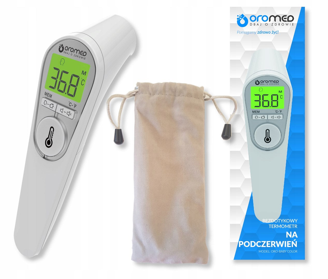 HI-TECH MEDICAL ORO-BABY COLOR digital body thermometer Remote sensing thermometer Brand oromed