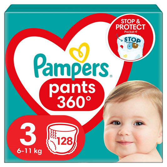 Pampers Pants Boy/Girl 3 128 pc(s) Brand Pampers
