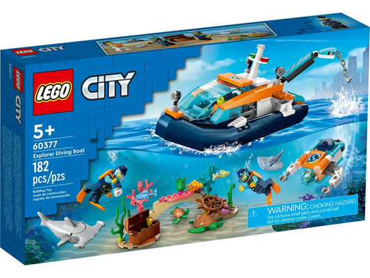 LEGO CITY 60377 EXPLORER DIVING BOAT Brand Lego