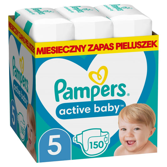 Pampers Active-Baby Monthly Box 150 pc(s) Brand Pampers