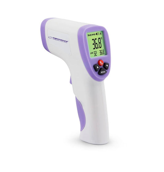 Esperanza ECT002 digital body thermometer Remote sensing thermometer Purple, White Ear, Forehead, Oral, Rectal, Underarm Buttons Brand Esperanza